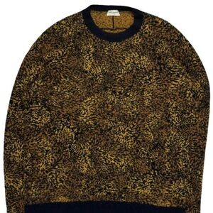 Saint Laurent Paris Leopard sweatshirt size XL AUTHENTIC amazing condition YSL
